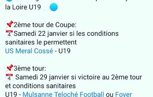 Tirage au sort du 2ème et 3ème tour de Coupe des Pays de la Loire U19