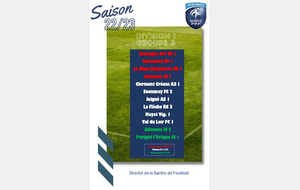 Groupe D1 Séniors A saison 2022-2023 