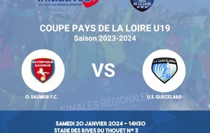 3ème tour de Coupe des Pays de la Loire U19 