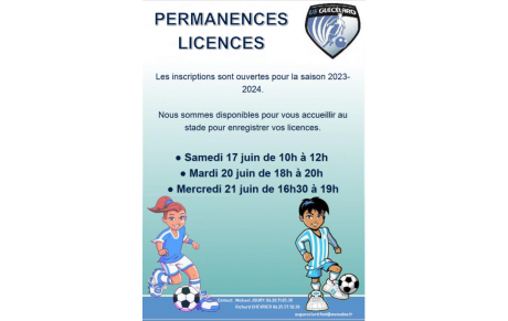 Permanence licence 