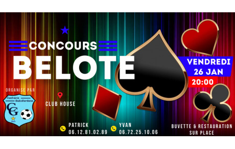 Concours de Belote 