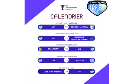 Calendriers 2ème phase Ados