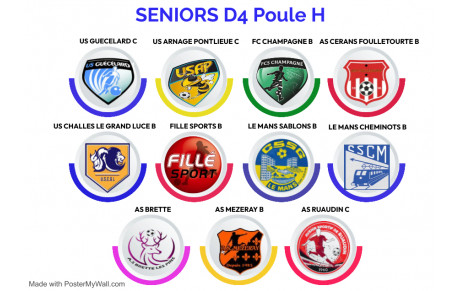 Poule Séniors D4 2024-2025 