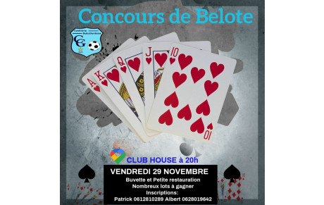 Belote du 29 nov