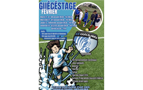 Guécé'Stage de Février 